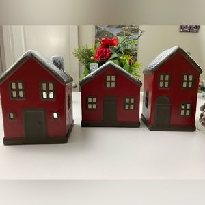 Christmas ceramic houses